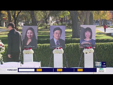 UNLV honors 3 professors killed in campus shooting