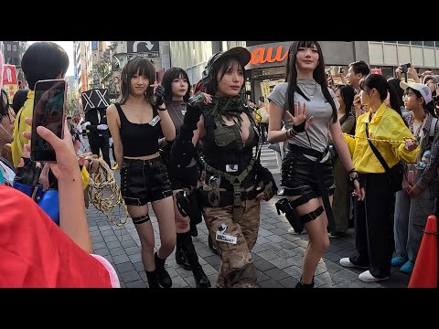 【4k】Halloween Cosplay Parade | Tokyo JAPAN | walking tour