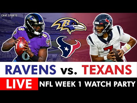 Ravens vs. Texans Live Streaming Scoreboard, Free Play-By-Play, Highlights, Boxscore | NFL Week 1