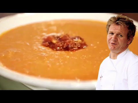 Gordon Ramsay's Roasted Creamy Tomato Soup (Fresh Tomatoes)