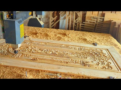 This wooden door design is very beautiful/2D This door design is an updated model/CNC machine design