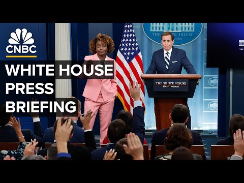 LIVE: White House press secretary Karine Jean-Pierre and NSC's John Kirby hold a briefing &mdash; 1/11/24