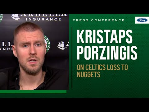 PRESS CONFERENCE: Kristaps Porzingis on first home loss of the season