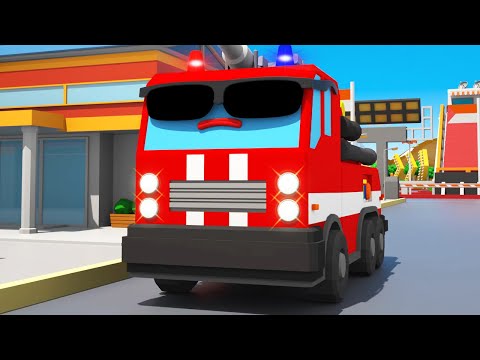 Feuerwehr kinderfilm - Wer hilft Freunden? Feuerwehrauto - Autos f&uuml;r kleinkinder