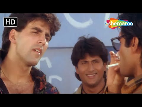 सीनियर के सामने सिगरेट पिता हैं - Waqt Hamara Hai - Action Movie - Akshay, Suniel Shetty - HD