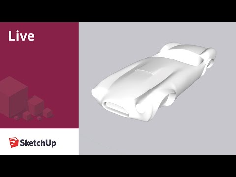 Modeling a Subdivided Car in SketchUp Live