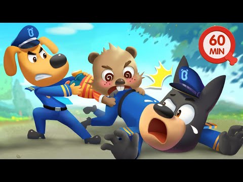 Go away! Biting Monster | Monster Cartoon | Detective Cartoon | Cartoon for Kids | Sheriff Labrador