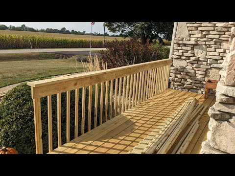 Front Porch Rehab // Railing Rebuild