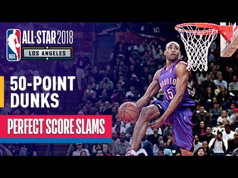 ALL 50-Point Dunks In NBA Slam Dunk Contest History