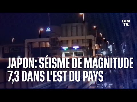 Un s&eacute;isme de magnitude 7,3 touche l'est du Japon