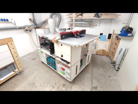 Mafell Erika 85 Module with Extension (Router) Table Build (Part 2/3)