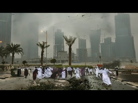 The World is in shock! Doomsday storm hits Dubai and Sharjah!