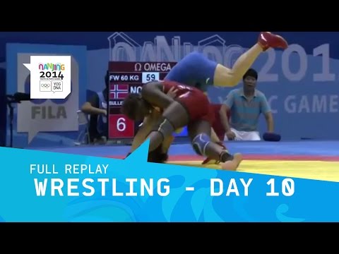 Wrestling - Day 10 Freestyle Women's Finals | Full Replay | Nanjing 2014 Youth Olympic Games