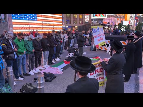 NEW YORK - Demonstration in support of Palestine