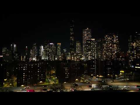 Night life Drone Footage NYC