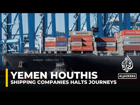 Shipping companies pause Red Sea journeys after Houthi attacks