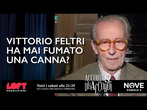 Feltri ha mai fumato una canna? Ecco la risposta.