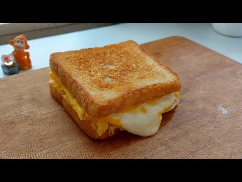 Super Delicious, Super Easy, Double Cheese toast 