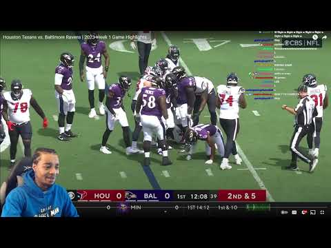 FlightReacts Texans vs. Ravens 2023 Week 1 Highlights