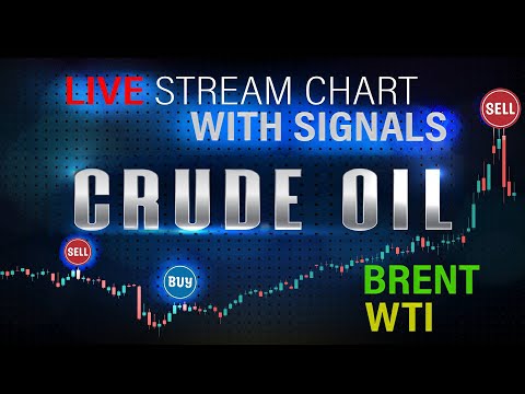 🔴 WTI &amp; BRENT CRUDE OIL LIVE  !  ( Educational Trading chart with Signals )