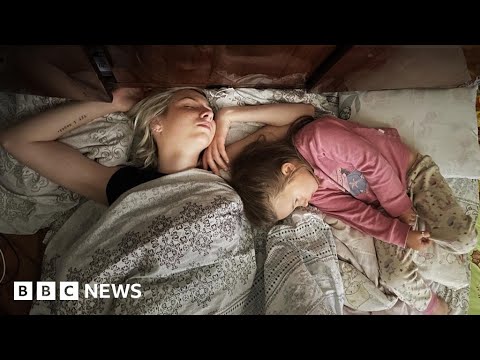 Family secretly film life in Russian-occupied Ukraine - BBC News