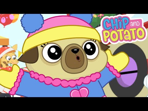 Chip and Potato | Chip's Birthday // Snow School Chip | Cartoons For Kids