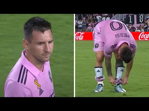 Lionel Messi &amp; Jordi Alba subbed off with apparent injuries in Inter Miami-Toronto | MLS on ESPN