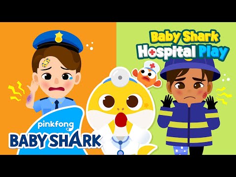 OUCH, The Police Officer Got Hurt! | Baby Shark Doctor | Hospital Play | Baby Shark Official