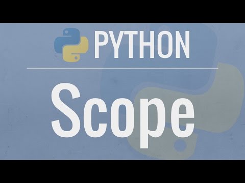 Python Tutorial: Variable Scope - Understanding the LEGB rule and global/nonlocal statements