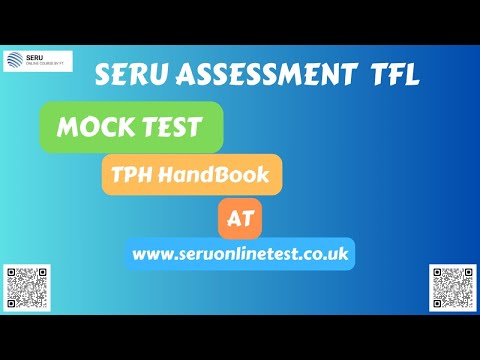 TFL SERU Assessment Mock Test Practice Part 1 MCQS