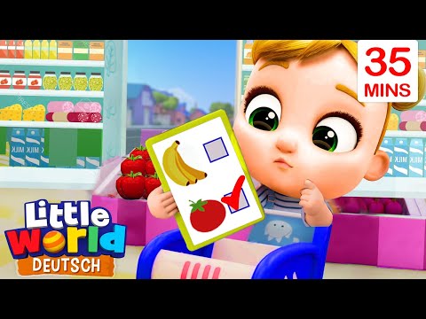 Im Supermarkt | Kinderlieder f&uuml;r Kleinkinder | Little World Deutsch