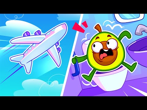 Safety Tips on the Airplane || More Funny Stories for Kids