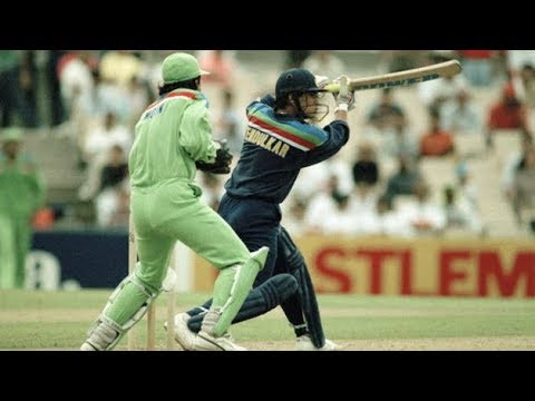 India vs Pakistan 1992 World Cup | Sachin Tendulkar Fifity (India Won)