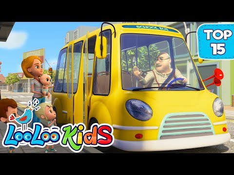 Johny Johny and The Wheels on the Bus - TOP 15 Songs for Kids on YouTube LLK