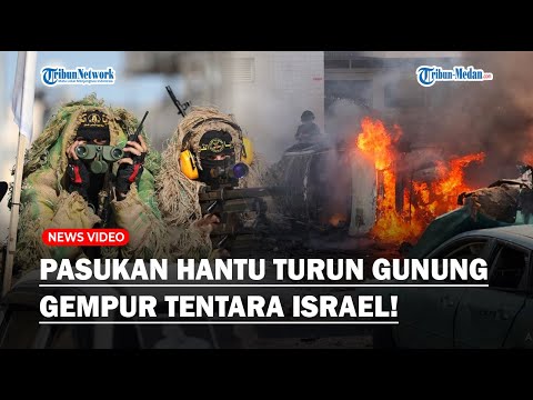 TURUN GUNUNG Sokong Hamas, Pasukan Hantu Gempur Israel, Menyusup Habisi Tank Zionis!