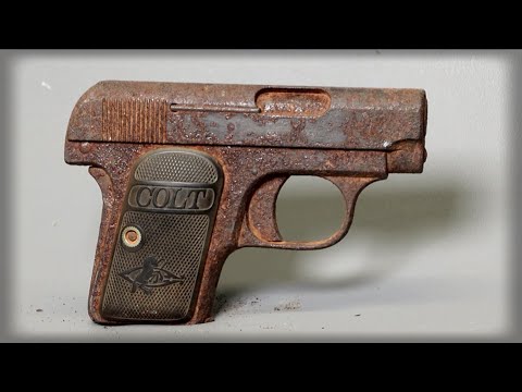 Restoration of a Seized up 1913 Colt Vest Pocket, (With test firing) 