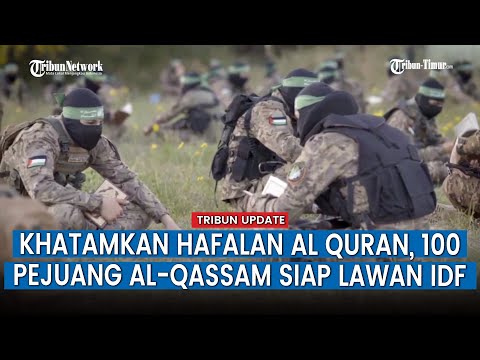 100 Pejuang Brigade Al Qassam Khatamkan Hafalan Al Quran sebelum Terjun Lawan Israel