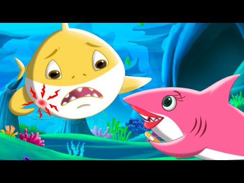 Baby Shark Got A Boo Boo | Boo Boo Song | FunForKidsTV - Nursery Rhymes &amp; Baby Songs