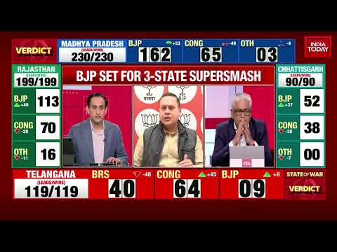 Amit Malviya Interview With Rajdeep Sardesai After BJP's Mega Win In 3 States |Election Results 2023