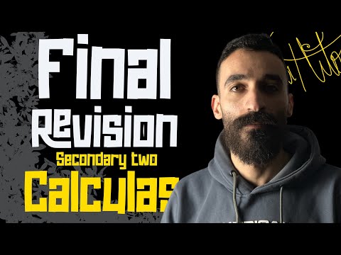 Final revision pure math | sec2 | calculus | first term