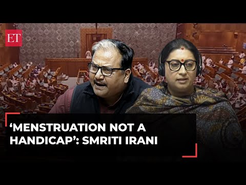 Smriti Irani opposes paid period leave; 'silences' Manoj Jha: 'Menstruation not a handicap'