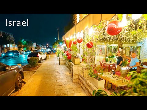 Israel. Festive Magic of Haifa in Christmas Decorations.