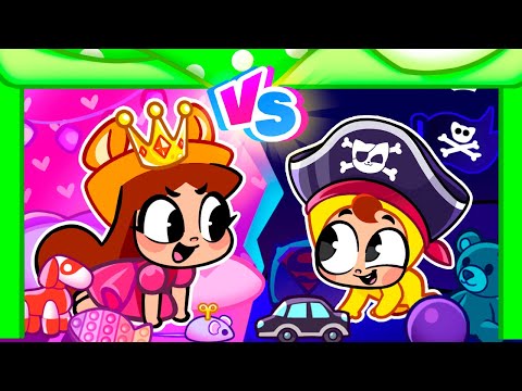 Secret Rooms Under the Bed 🛌 Pink VS Blue Challenge  💖 Doo Bee Doo Kids