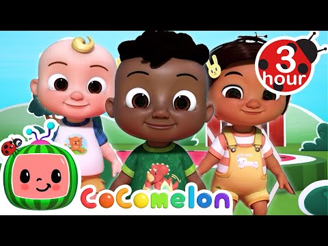 Farm Animal Song + 3 Hours of CoComelon - Cody's Playtime | Songs for Kids &amp; Nursery Rhymes