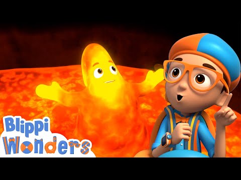 Blippi Wonders - Volcano | Cartoons For Kids | Blippi Animated Full Episodes