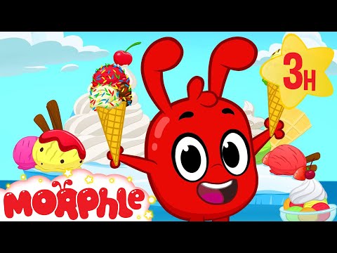 Search for Ice Cream Island | Morphle's Family | My Magic Pet Morphle | Kids Cartoons