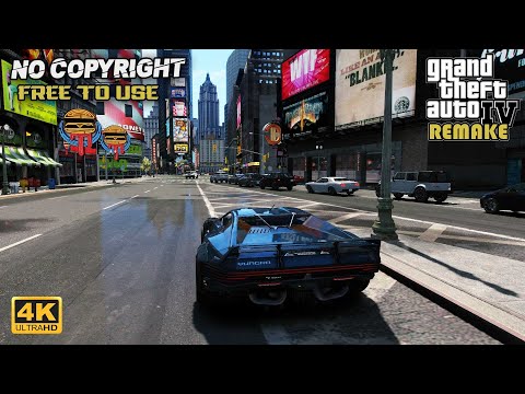 GTA 4 REMAKE | REALISTIC GRAPHICS MODS | NO COPYRIGHT GAMEPLAY FREE TO USE