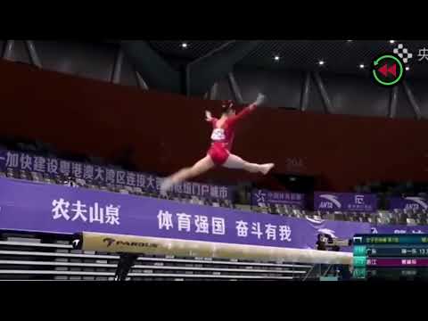 The Most Difficult Beam Routine in the World 