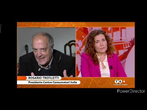 Il Presidente Rosario Trefiletti ospite al Diario Del Giorno Tg4 - soldi sprecati  2023 12 15