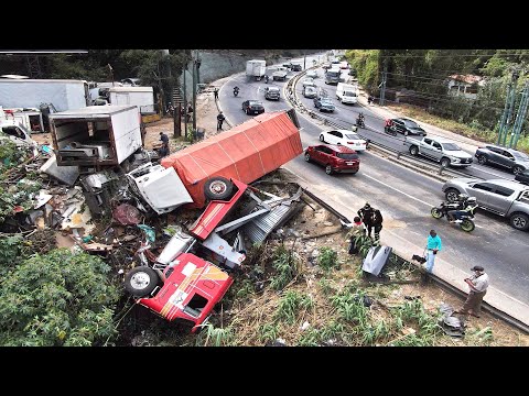 UNBELIEVABLE CRAZY TRUCK &amp; CAR CRASHER 2023 | WORER FAILS 2023 | IDIOTS AT WORK FAILS 2023